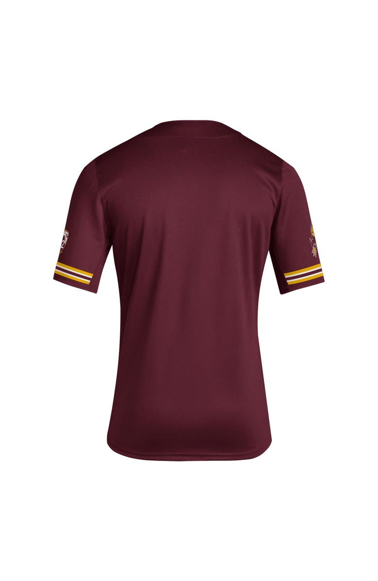 adidas Men's adidas Maroon Arizona State Sun Devils Reverse Retro Replica Baseball Jersey, Alternate, color, Maroon