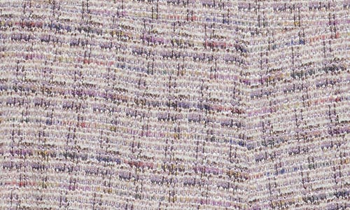 Shop Renee C Tweed Wide Leg Pants In Pink