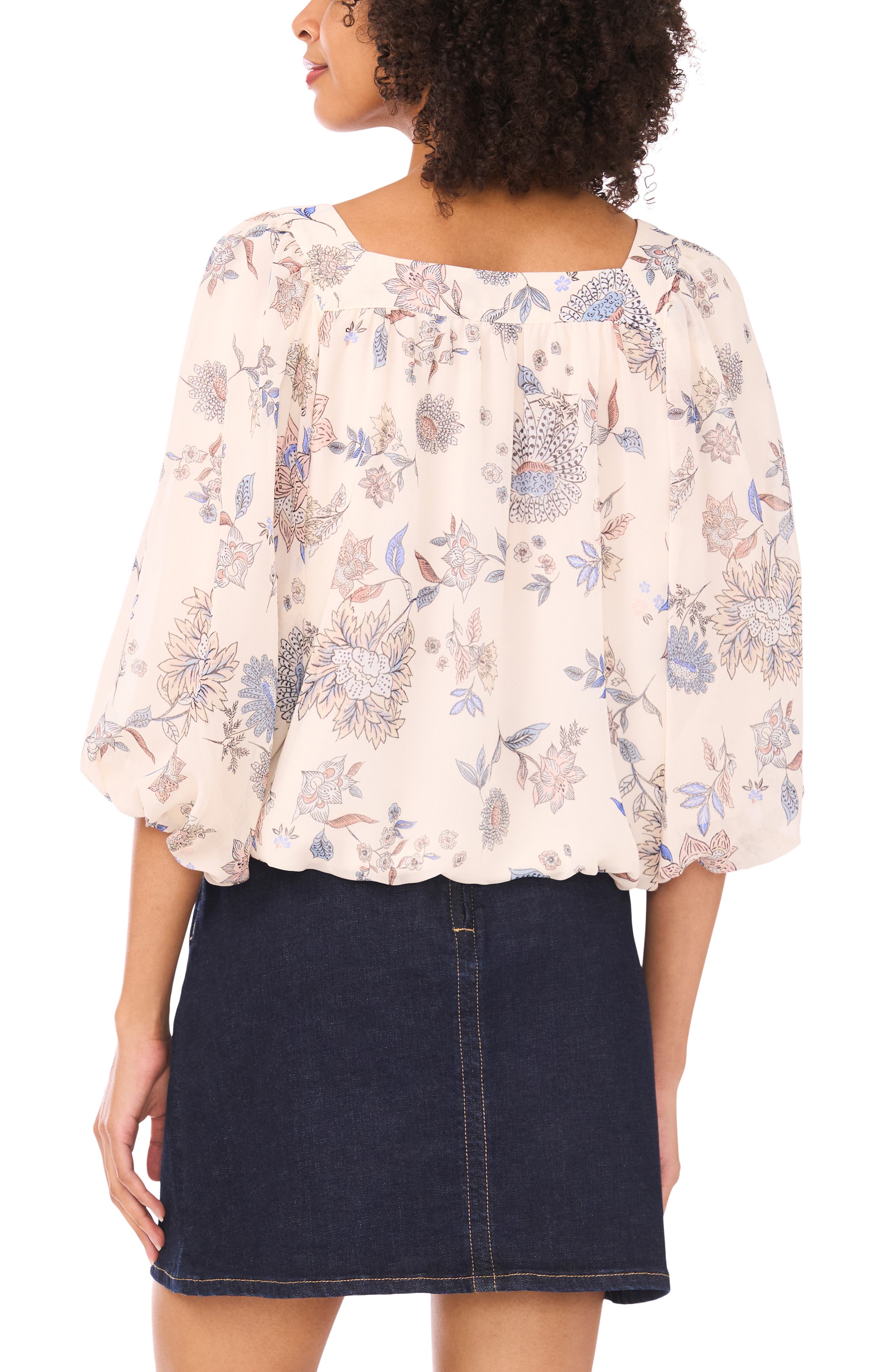 Square Neck Bubble Top - image 2