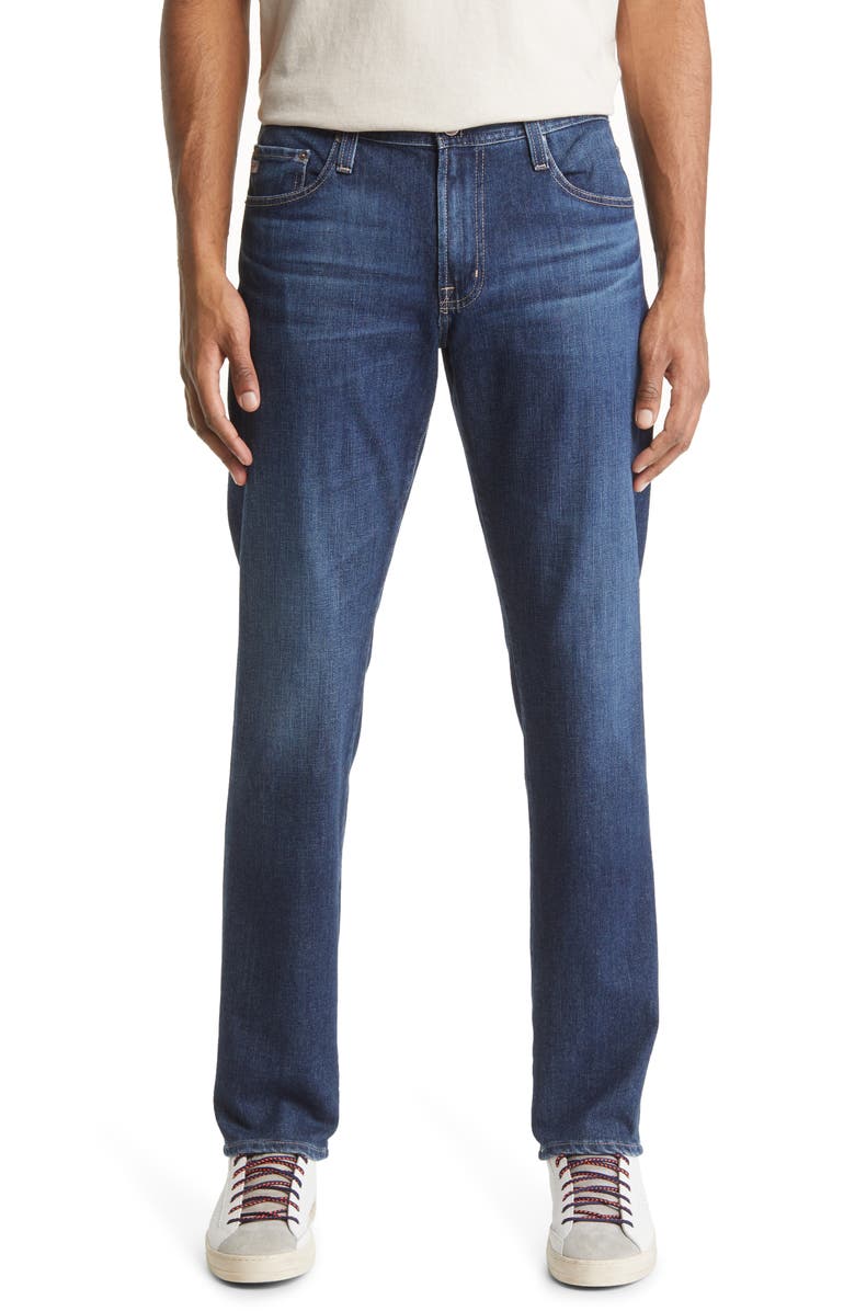AG Everett Slim Straight Leg Jeans, Main, color, Midlands