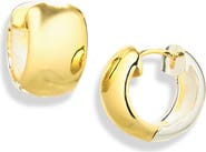 ARGENTO VIVO Two-Tone Wide Hoop Earrings
