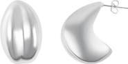 Adornia Puffy Hoop Earrings