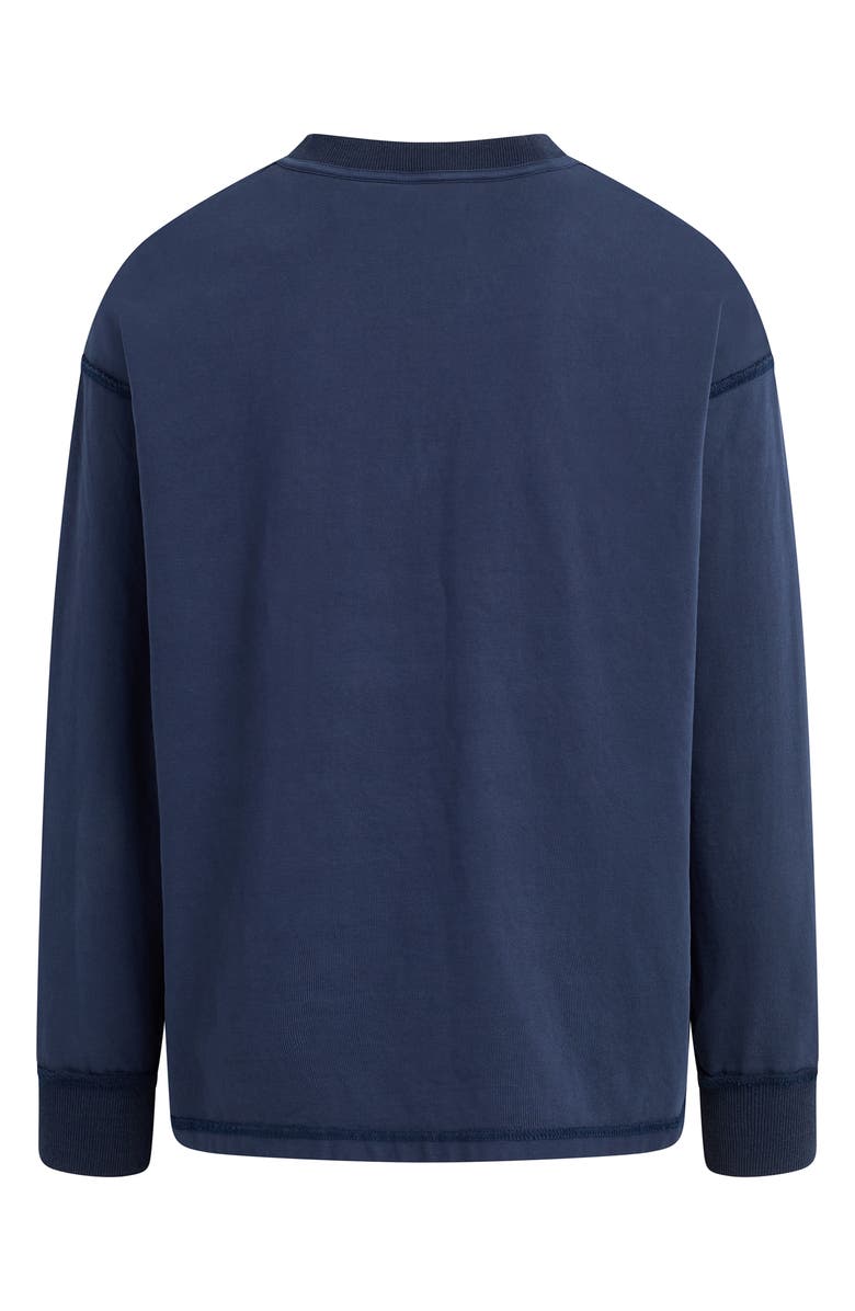 Hudson Jeans Heavyweight Cotton Long Sleeve T-Shirt, Alternate, color,