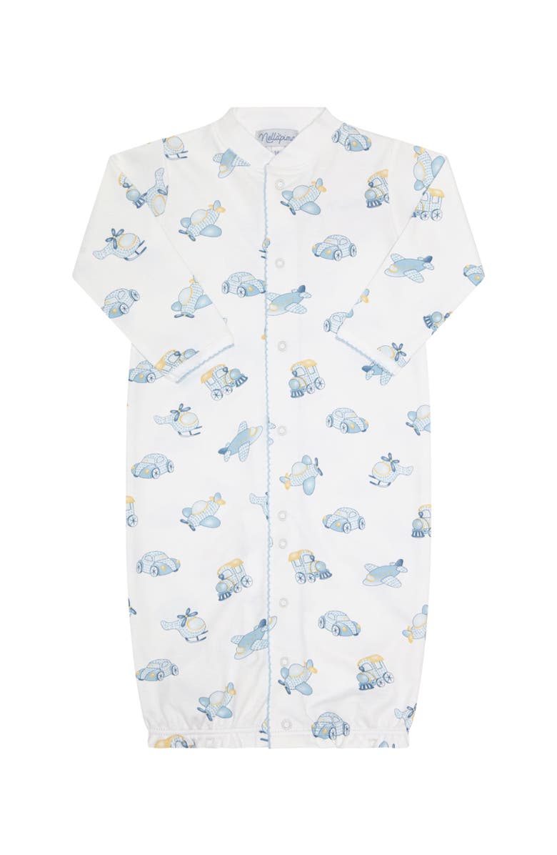 Nellapima Mini Voyages Converter Gown - Baby, Alternate, color, Blue