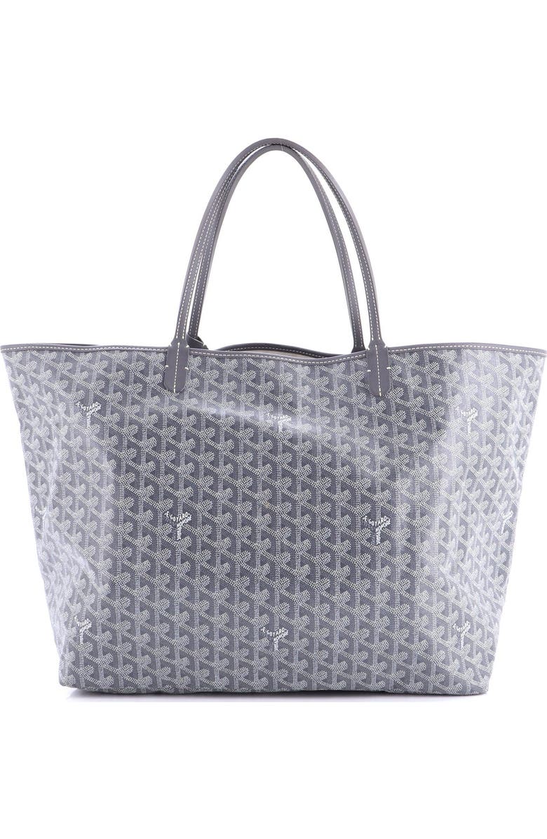 Pre-Owned Goyard Saint Louis Tote Coated Canvas GM, Alternate, color, Gray