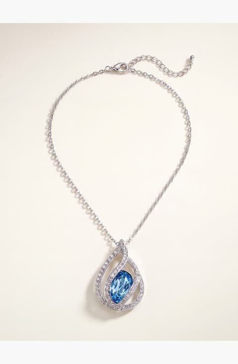 Crystal Orb Cage Pendant Necklace