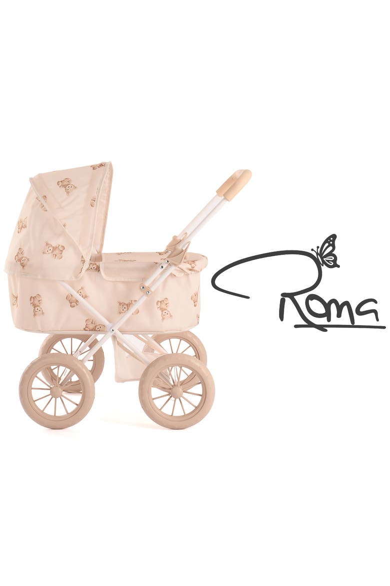 Teddy My First Doll Pram, Beige & Bear, Convertible 2 In 1, Kids 2+, Alternate, color, Beige