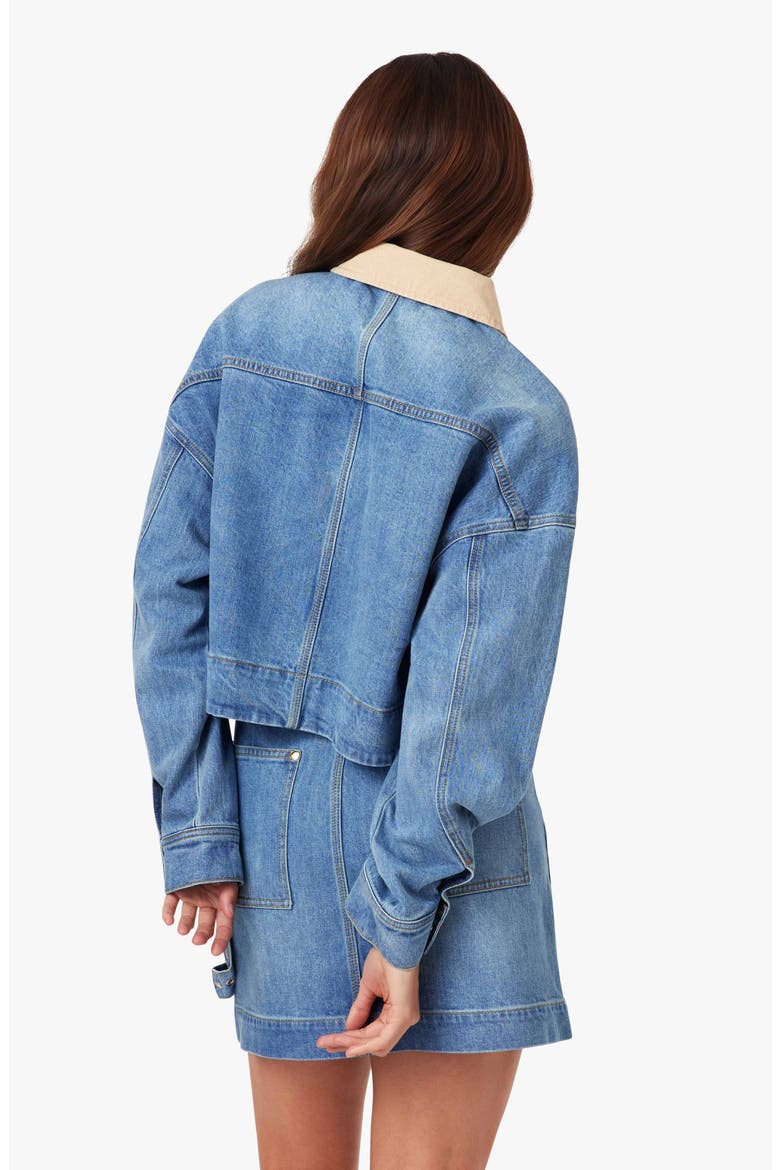 Denim Utility Jacket, Alternate, color, COVE