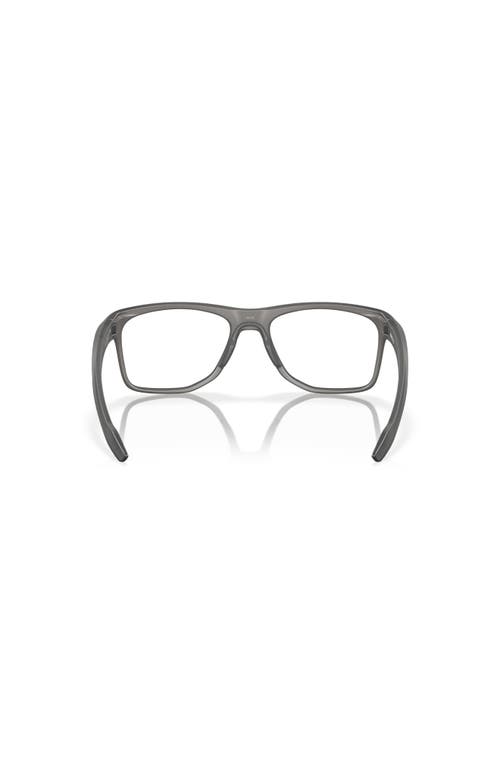 Oakley 55mm Rectangle Optical Glasses In Gray