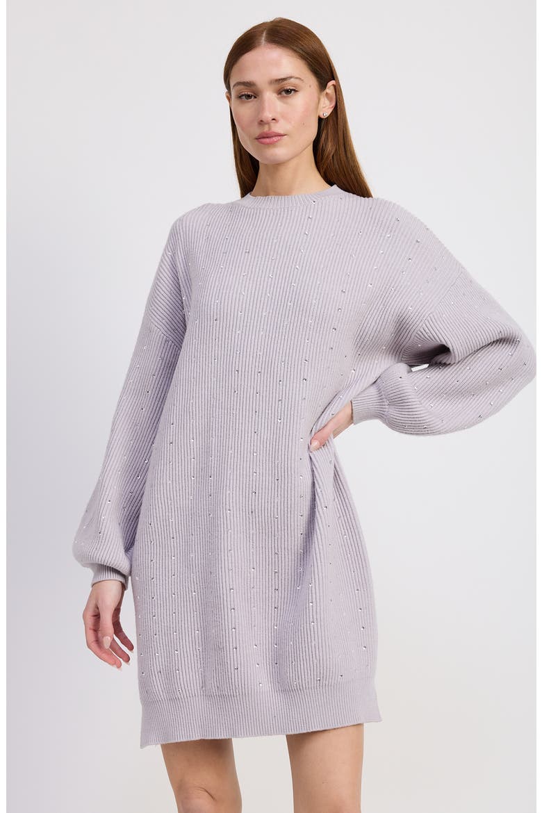 Aracella Long Sleeve Sweater Dress, Alternate, color, LAVENDER