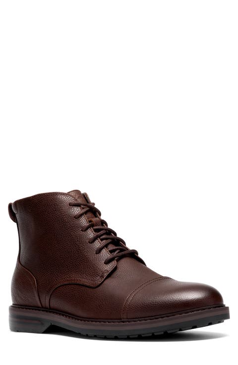 Aldwin Leather Cap Toe Boot