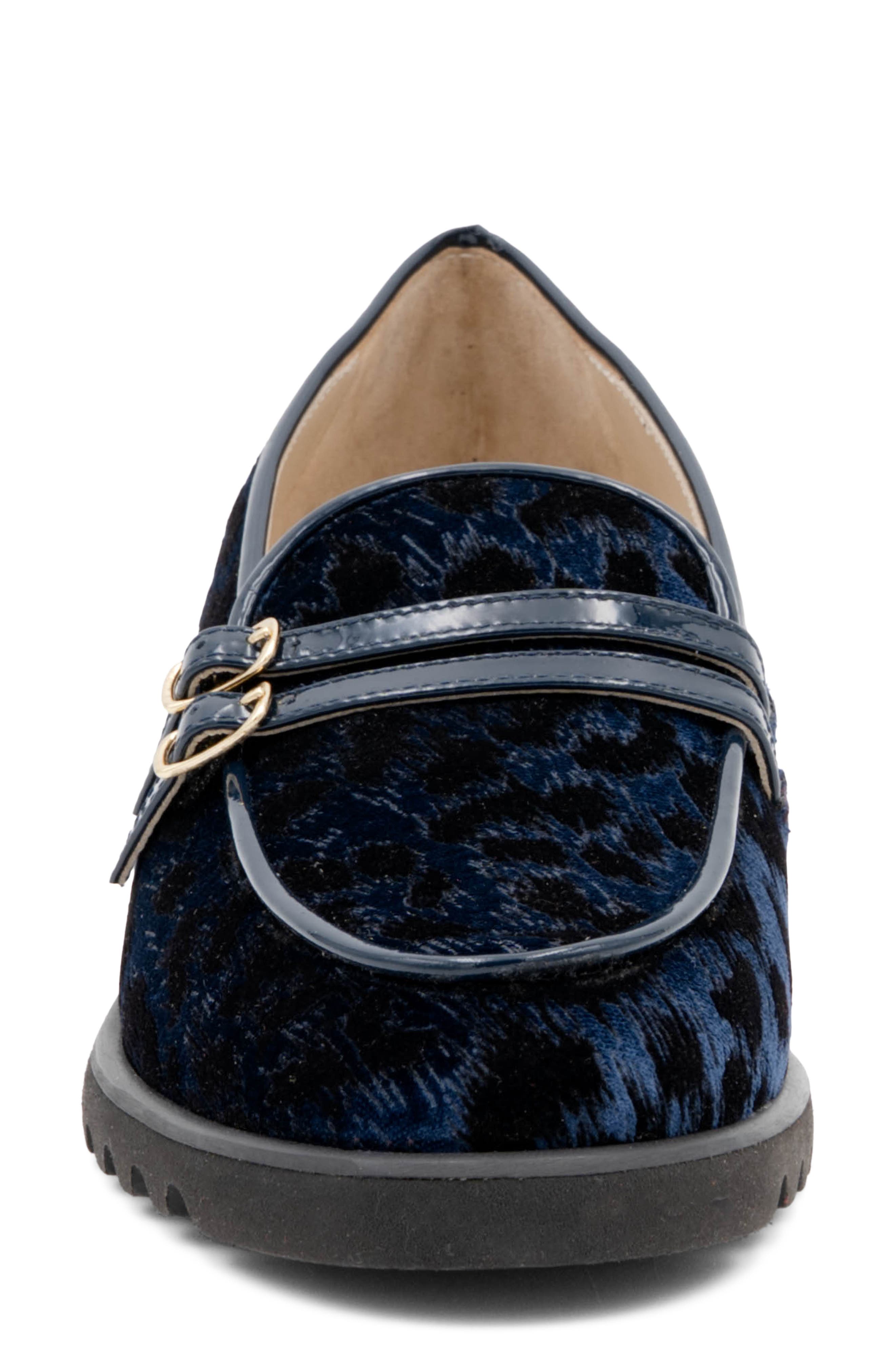 Erik Wedge Sneaker, Alternate, color, OCEANO DIZY NIGHT VERNICE TRIM