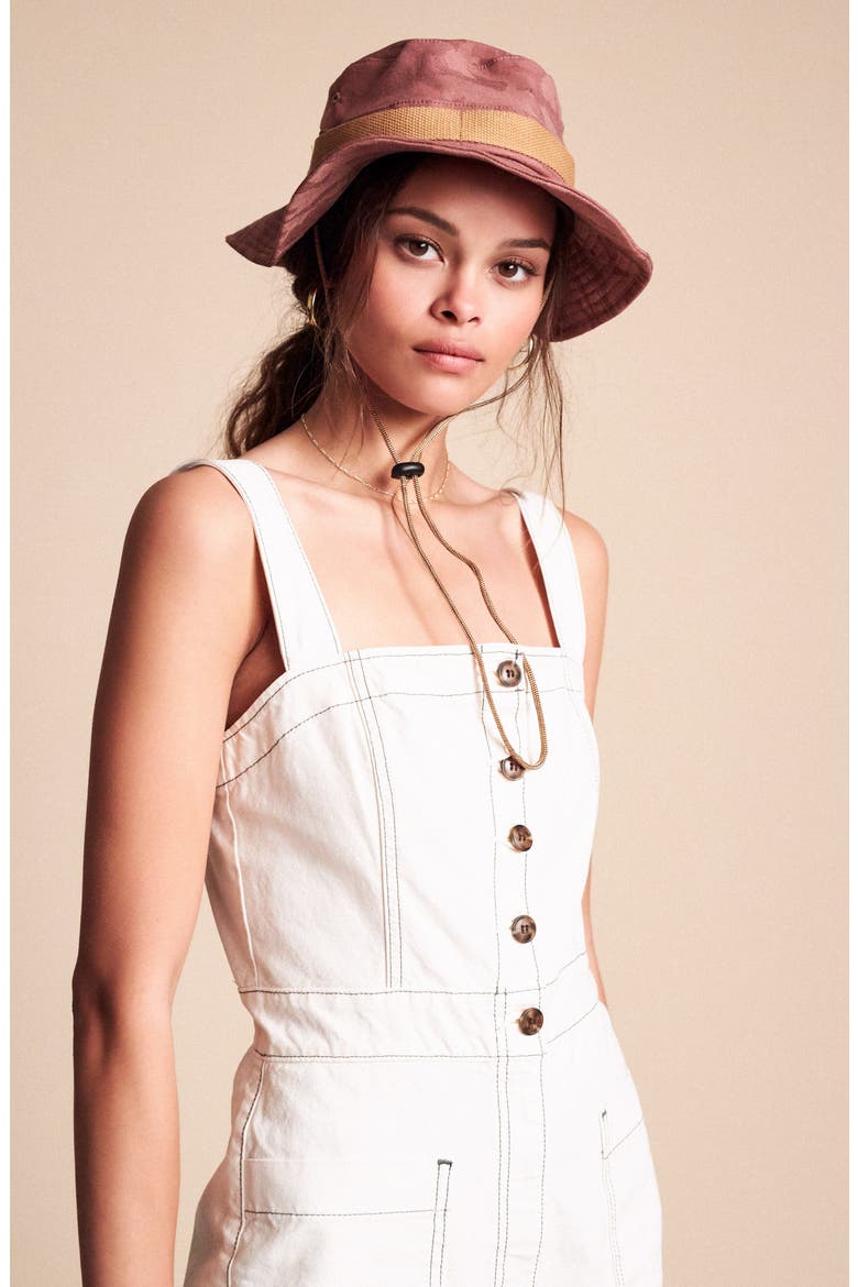 Vanessa Bucket Hat, Alternate, color, BLUSH CAMO