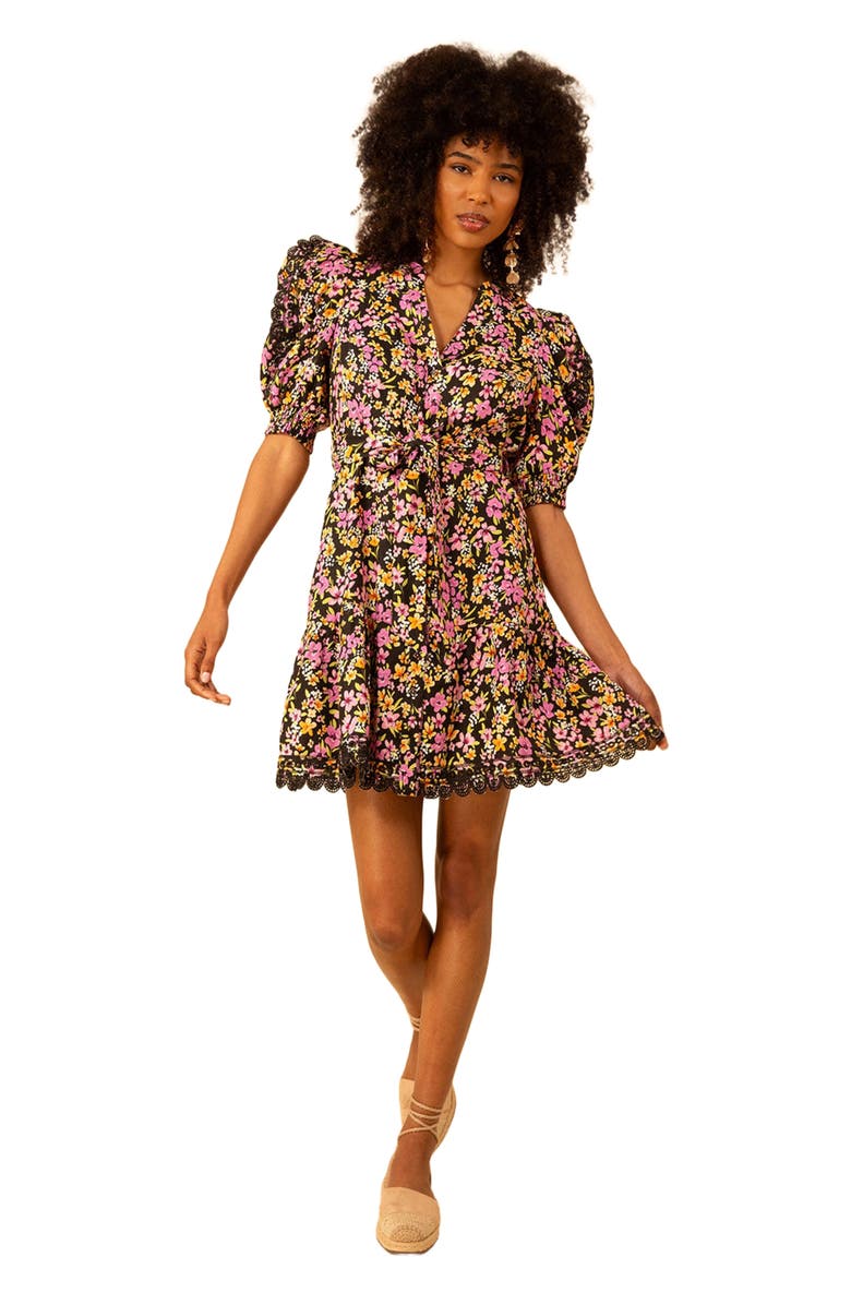 Hale Bob Hayden Linen Dress, Alternate, color, 