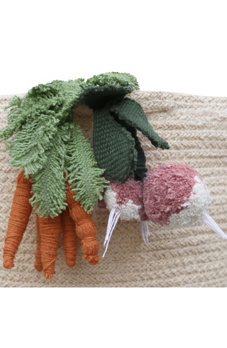 Lorena Canals Basket Veggies, Alternate, color, Multicolor