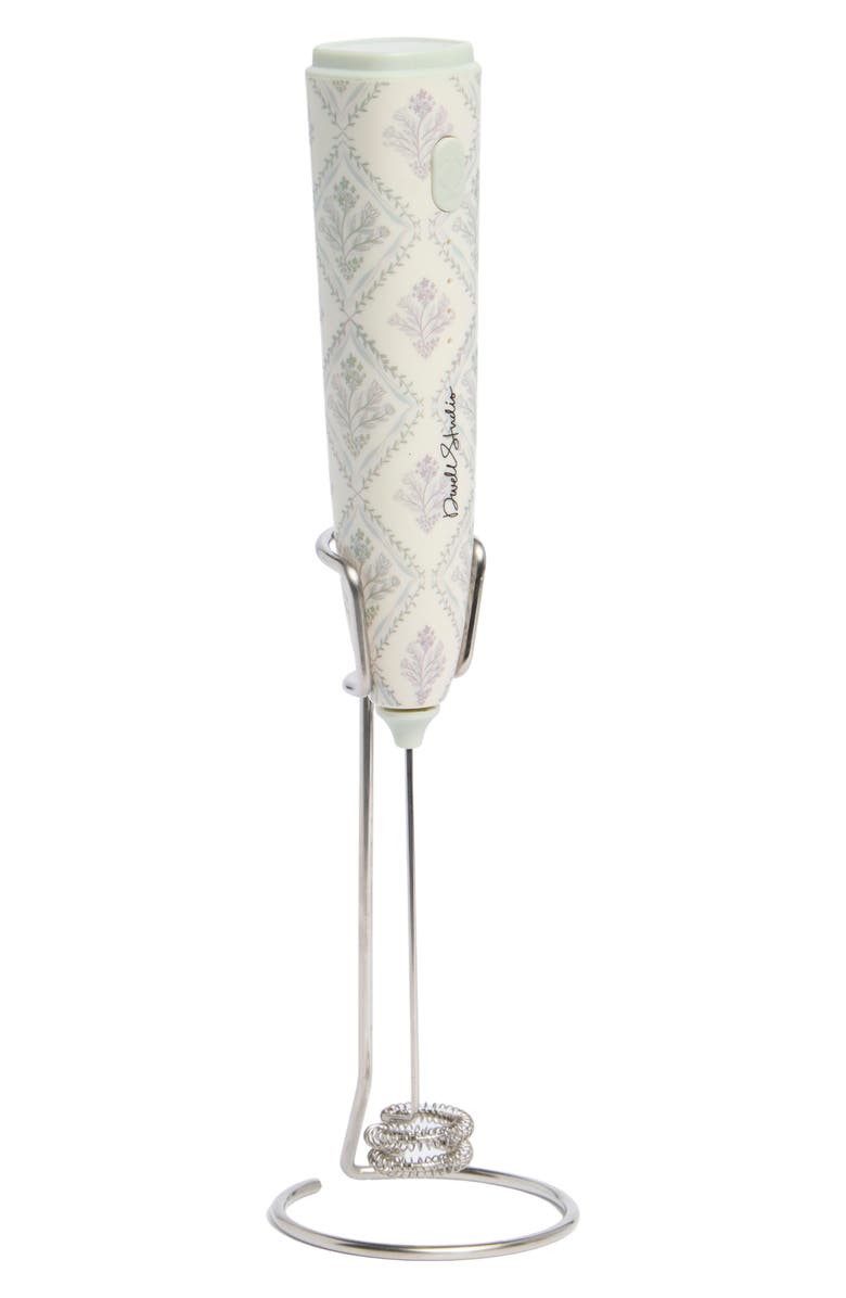 Dwell Studio Printed Milk Frother Set, Main, color, Light Green