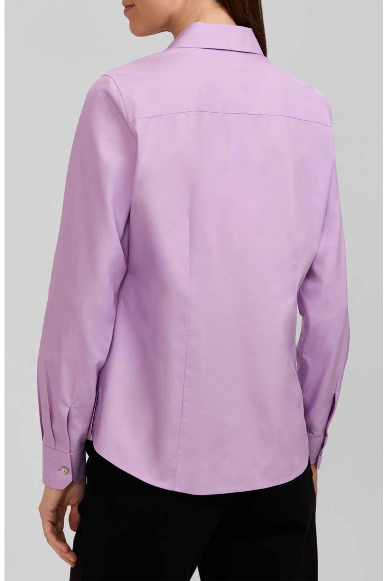 Dianna Non-Iron Cotton Shirt, Alternate, color, SOFT VIOLET PURPLE