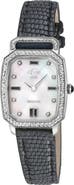 GV2 Pavia Diamond Leather Strap Watch, 25mm x 29mm