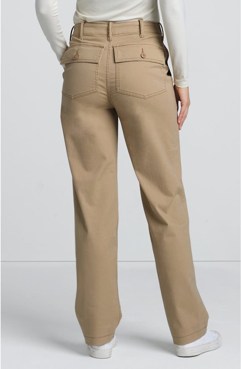 Lands' End High Rise Chino Utility Pants, Alternate, color, 
