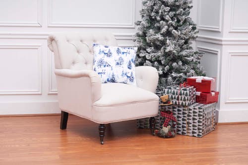 C & F Home C&f Home Frasier Forest Pillow, 18" X 18" In Blue