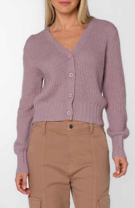 Sunshine Fuzzy Crop Cardigan