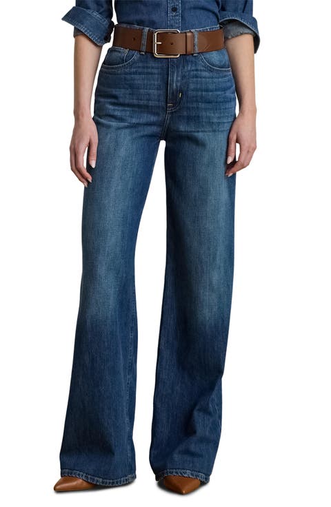 High Waist Wide Leg Jeans (Atecco Wash)