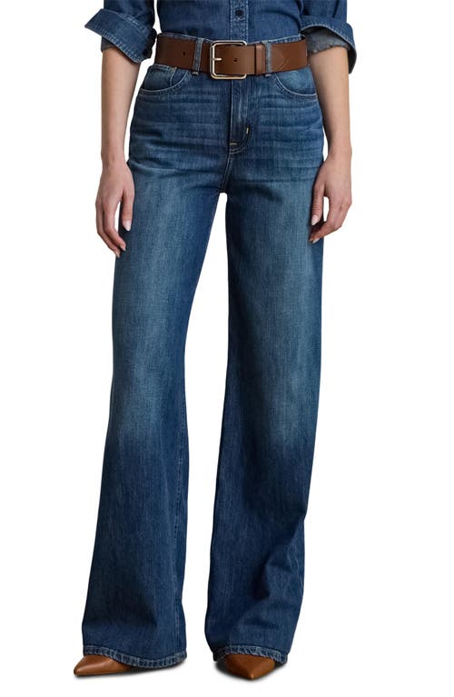 Ralph Lauren High-rise Wide-leg Jean In Blue