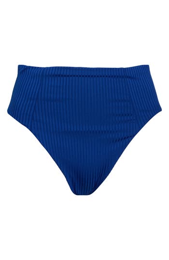 Vitamin A ® Sienna High Waist Bikini Bottoms In Blue