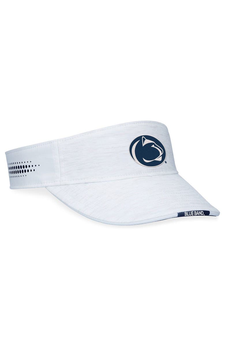 TOP OF THE WORLD Men's Top of the World White Penn State Nittany Lions Flare Adjustable Visor, Alternate, color, 