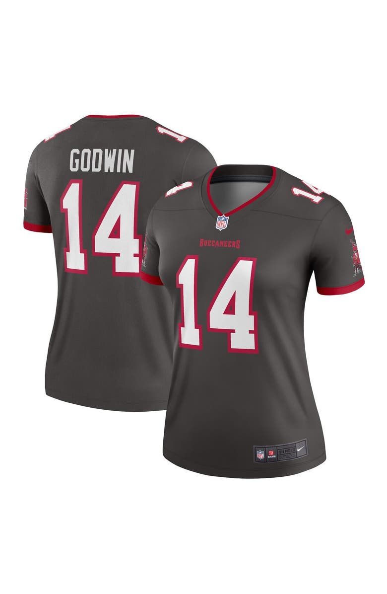 Nike Women's Nike Chris Godwin  Pewter Tampa Bay Buccaneers Alternate Legend Player Performance Top, Main, color, Pewter
