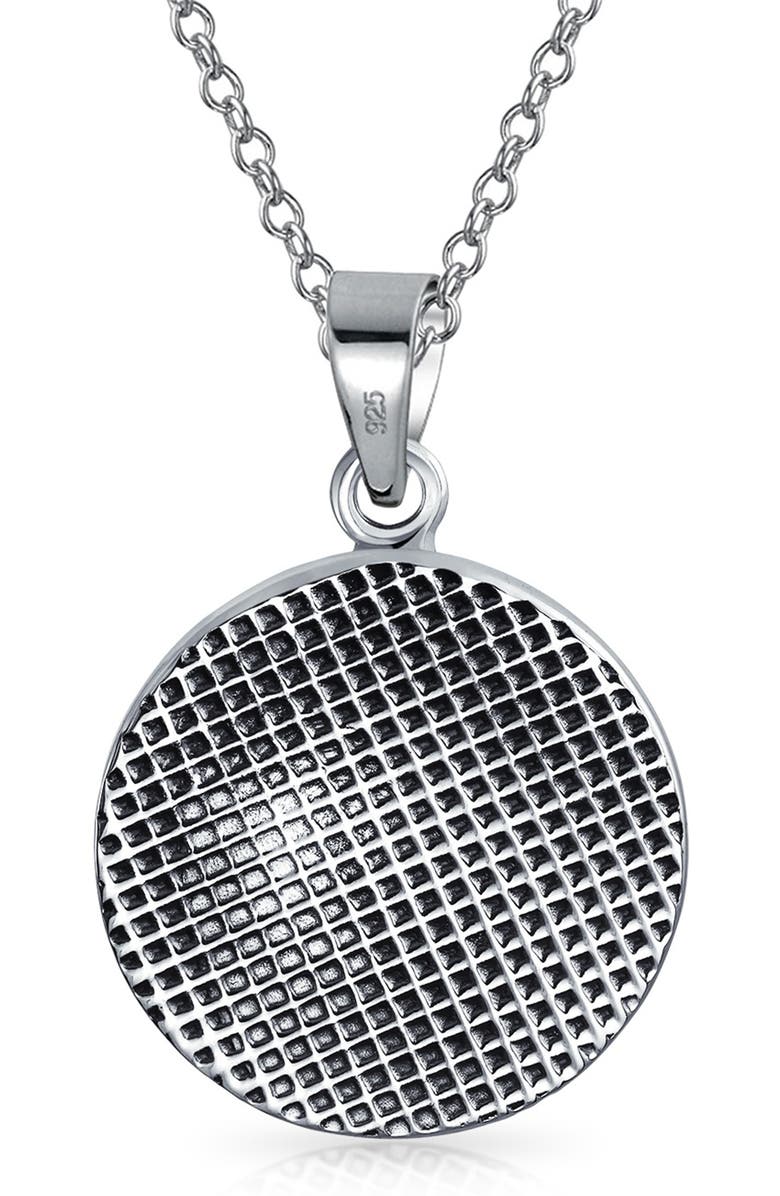 BLING JEWELRY Zodiac Medallion Pendant Necklace, Alternate, color, Silver - Scorpio