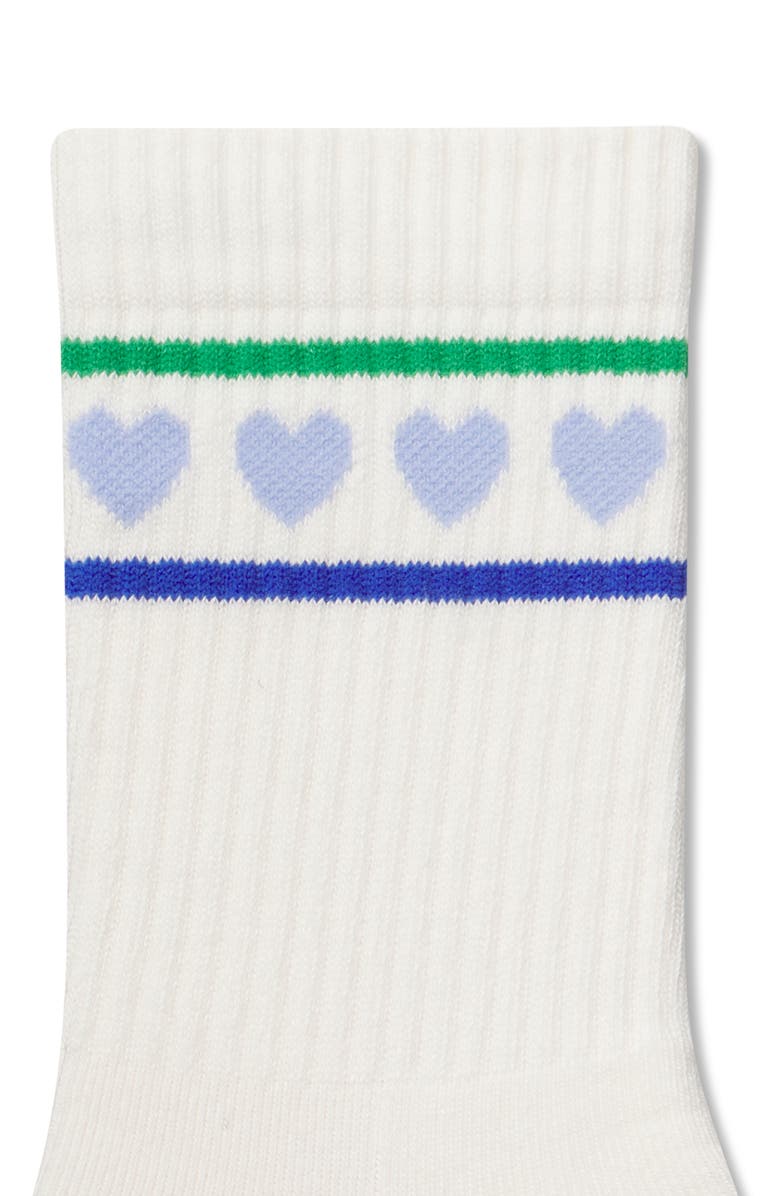 Bombas Pride Heart Crew Socks, Alternate, color, Heart Stripe