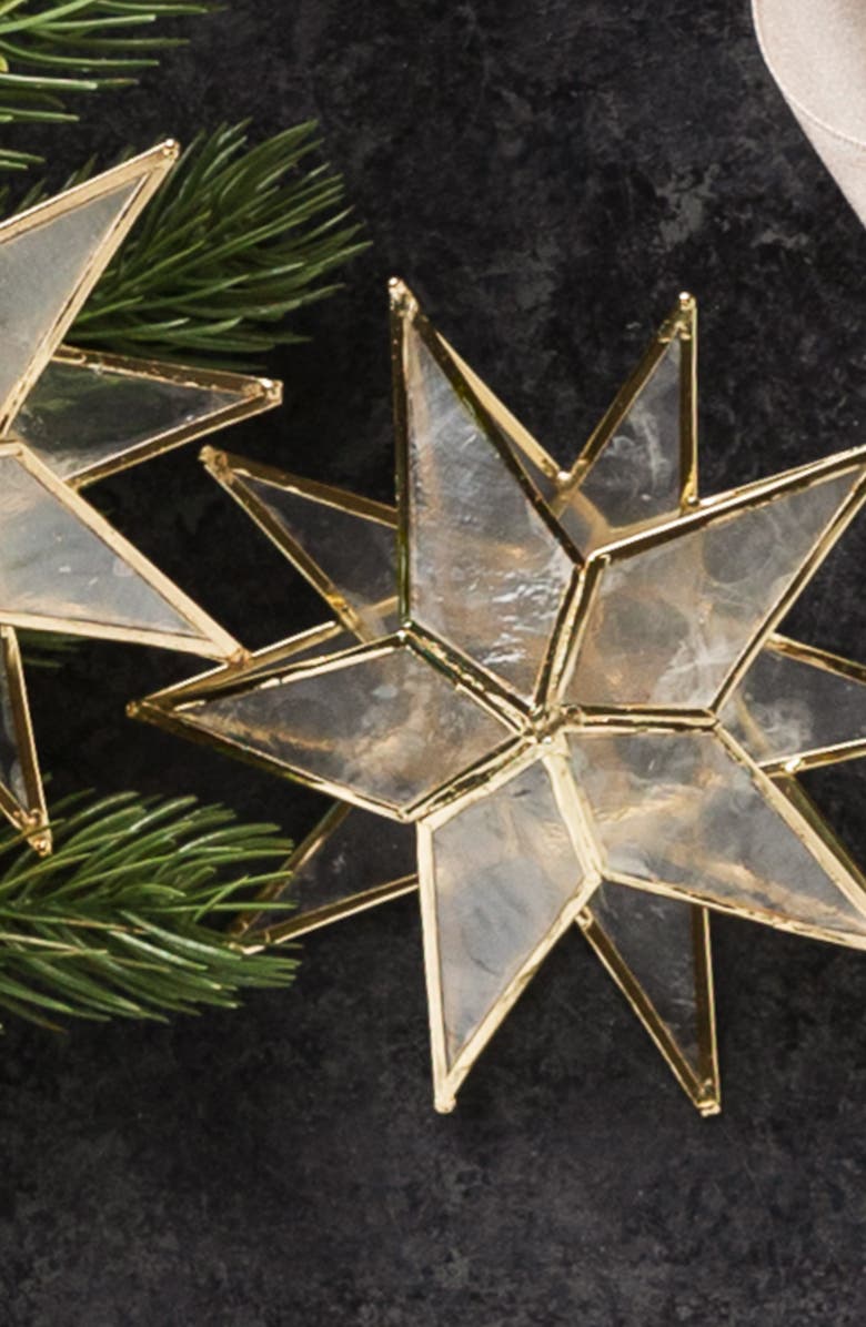 Balsam Hill Star Capiz Ornament Set, Alternate, color, 