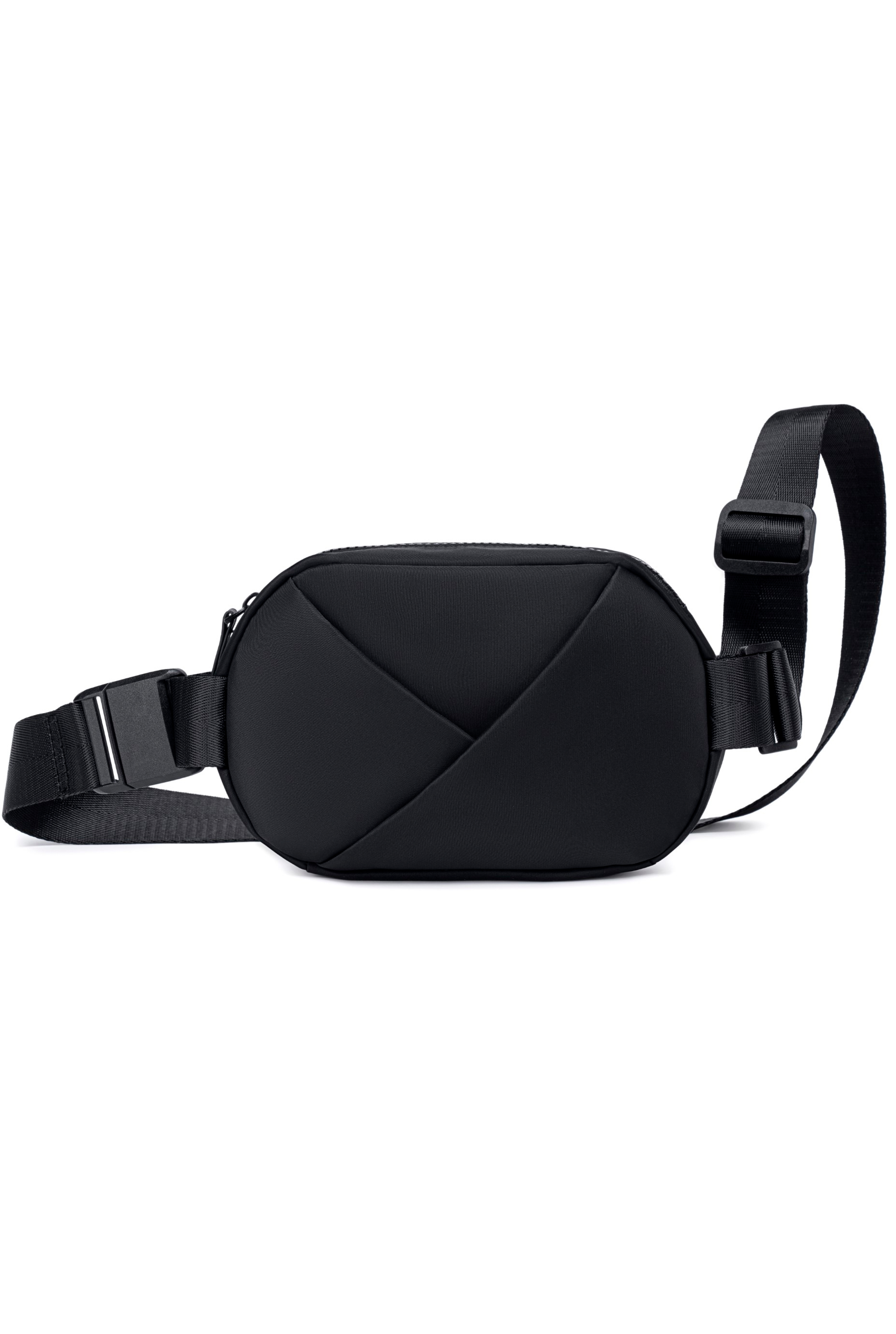 Lux and Nyx Origami Sling Bag and Belt Bag For Women, Main, color, Black