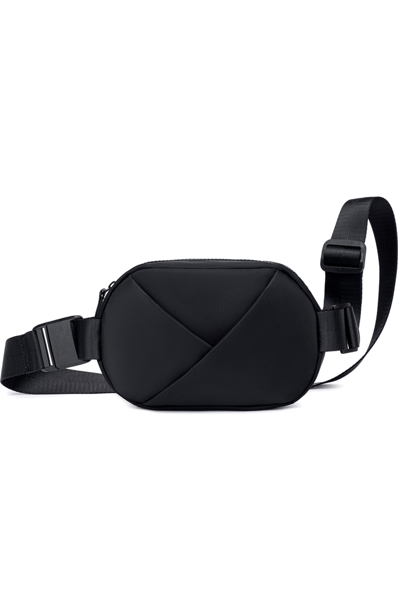 Lux and Nyx Origami Sling Bag and Belt Bag For Women, Main, color, Black