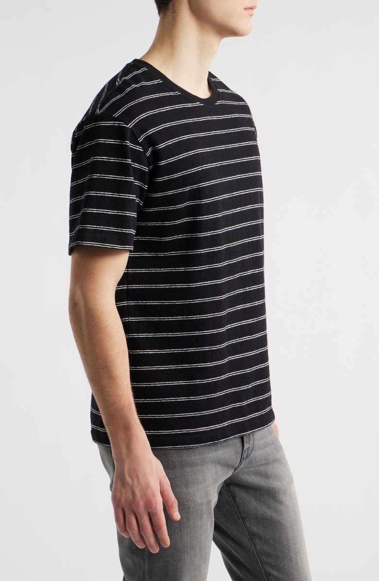 FRAME Stripe Organic Cotton T-Shirt, Alternate, color,