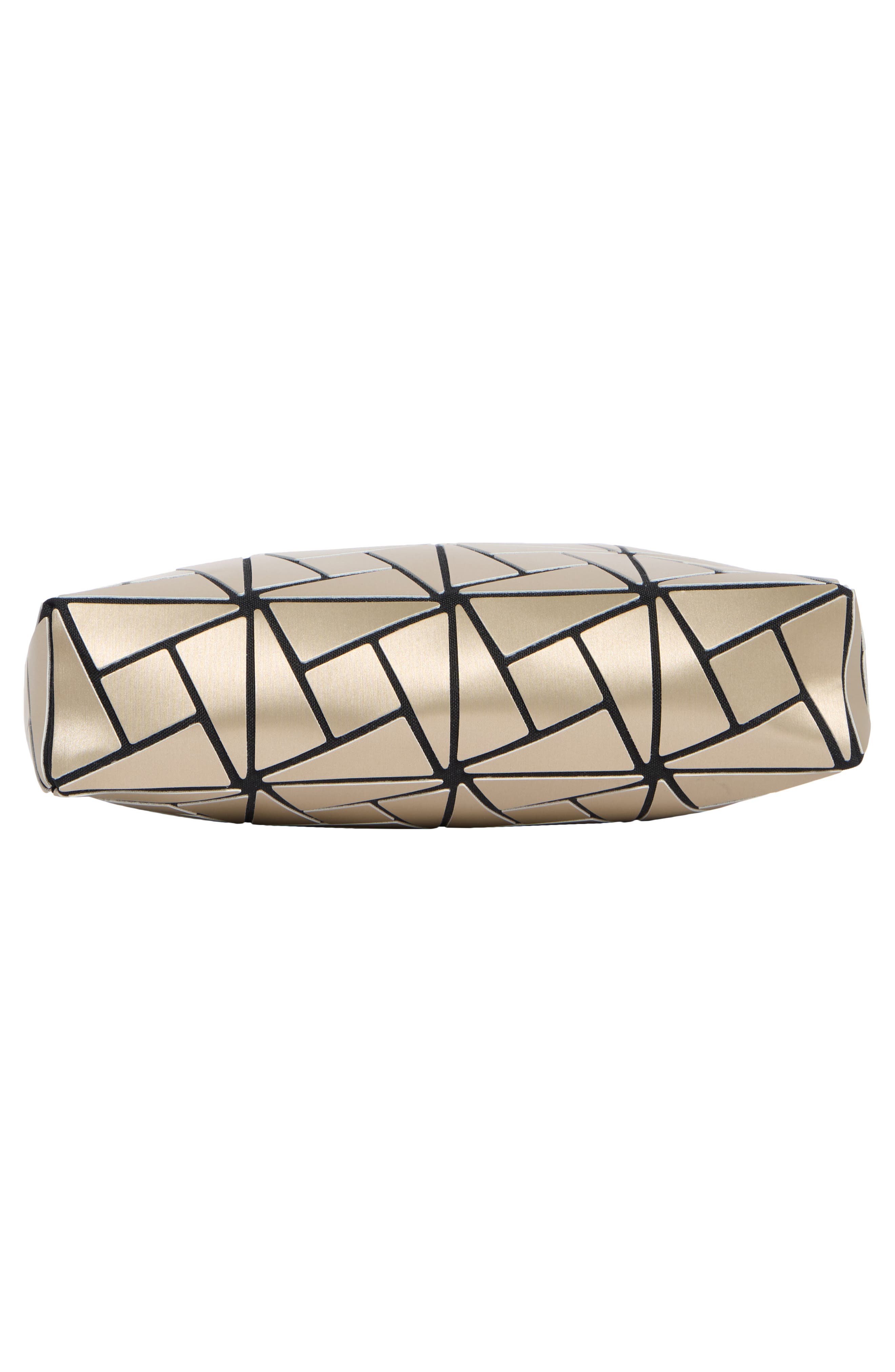 Double Layer Box Pattern Shoulder Bag, Alternate, color, GOLD/ SILVER