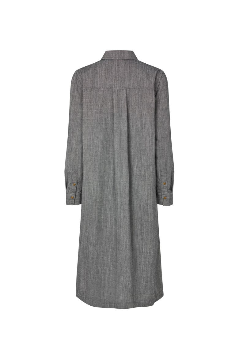 Noveline Long Sleeve Shirt Dress, Alternate, color, Dark Denim
