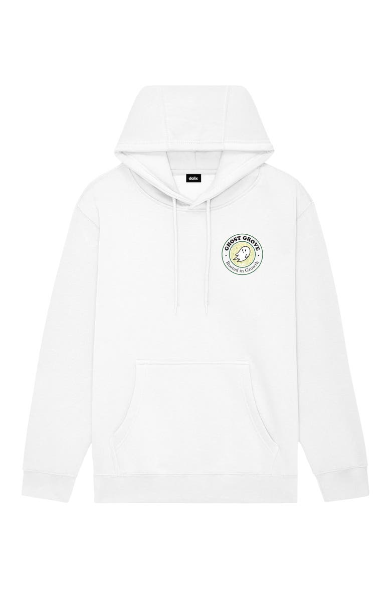 Dalix Mens Ghost Grove Hoodie, Main, color, White