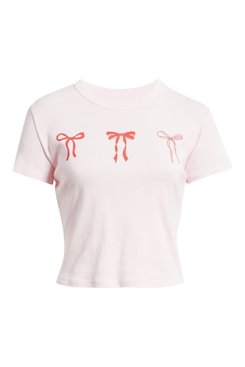 Bows Graphic T-shirt, Alternate, color, PRIMROSE PINK