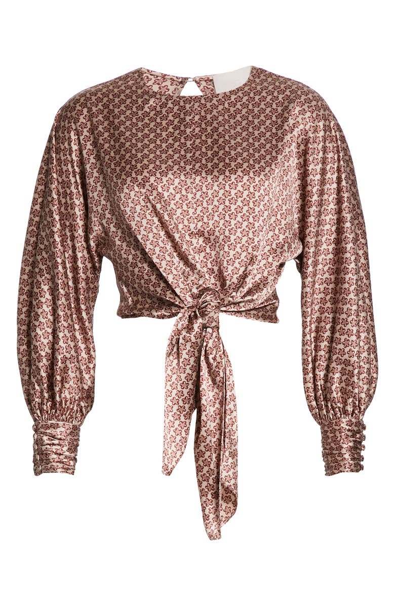 Cinq à Sept Lydia Silk Blouse, Alternate, color,