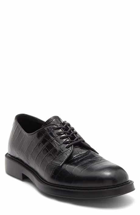 Roberto Cavalli Croc Embossed Plain Toe Derby
