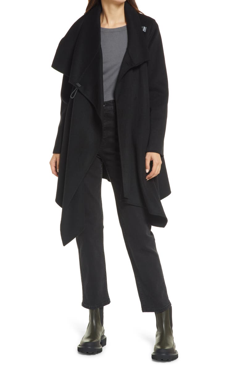 AllSaints Monument Eve Coat, Main, color, Black