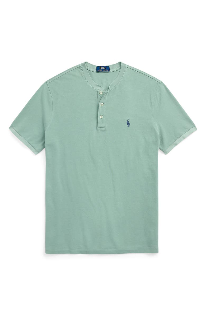 Polo Ralph Lauren Featherweight Cotton Piqué Knit Henley, Alternate, color, 
