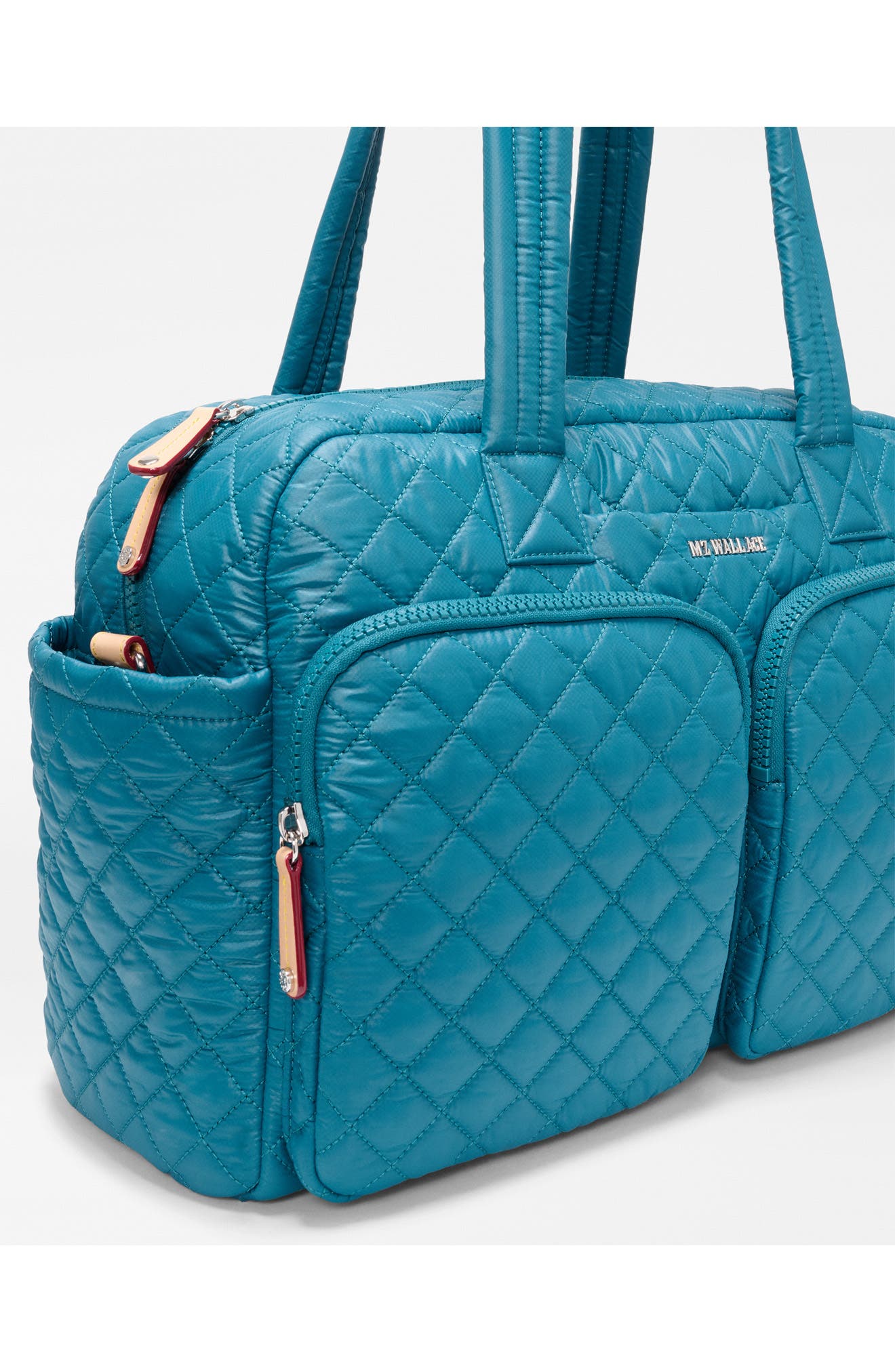 Metro Large Nylon Gym Bag, Alternate, color, PACIFIC