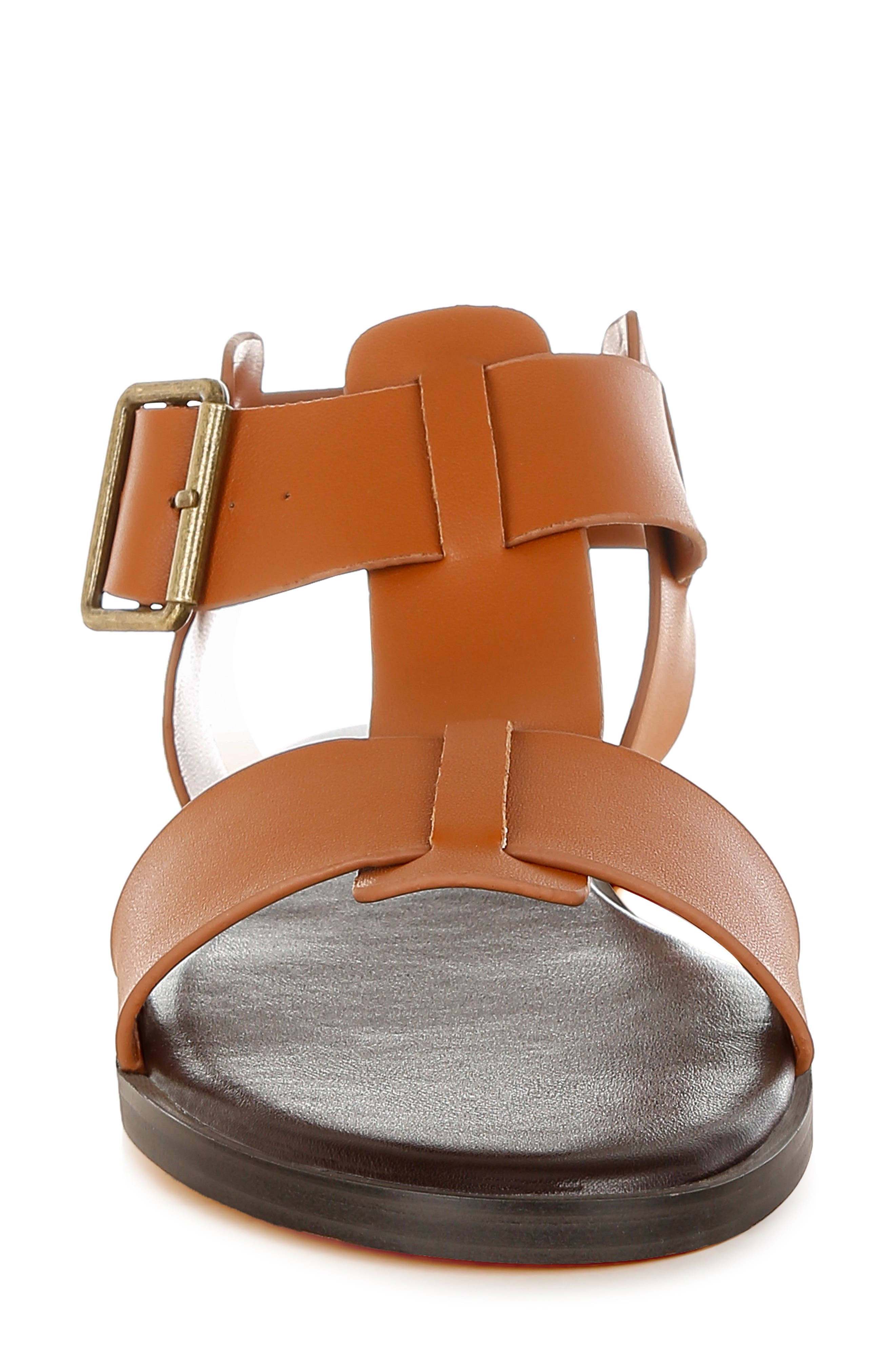 Shayla Gladiator Flat Sandal, Alternate, color, TAN