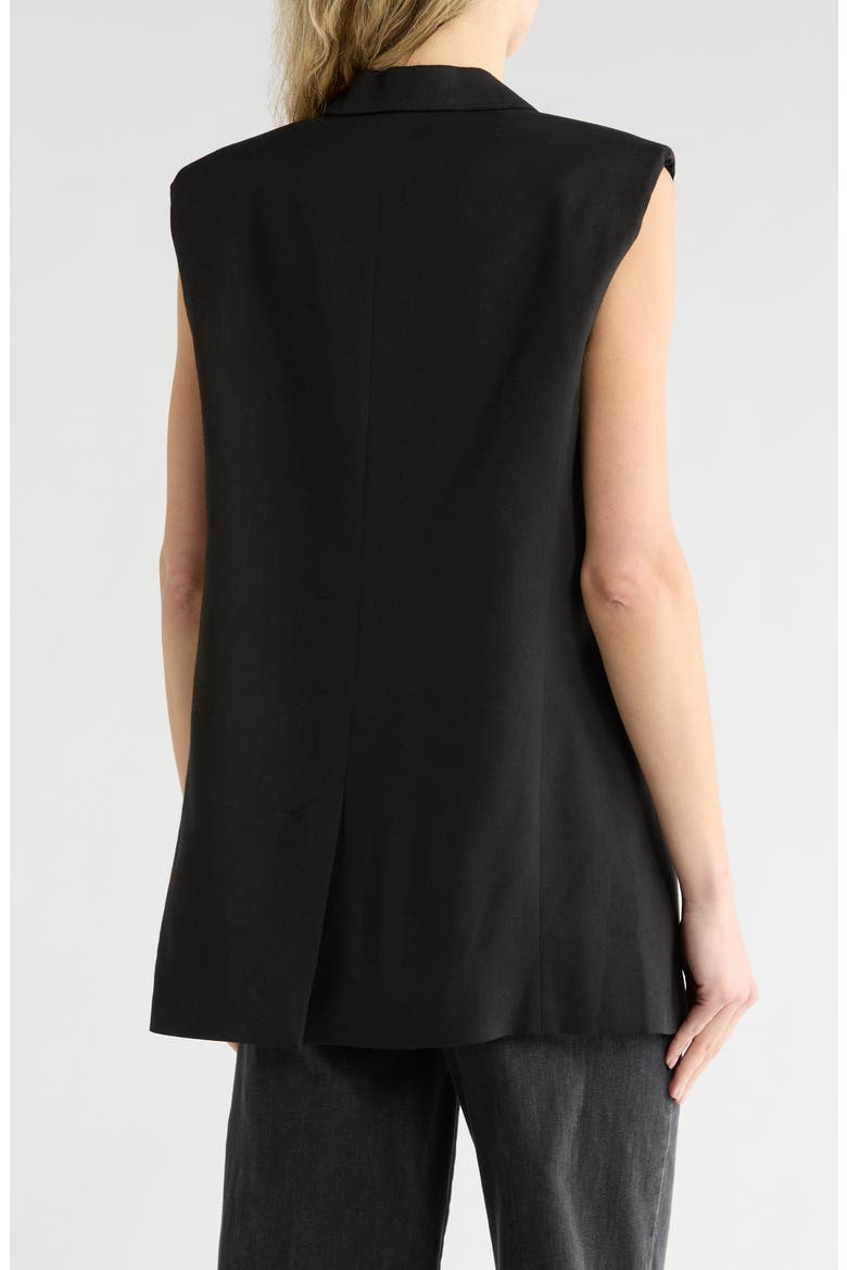 Oversize Vest, Alternate, color, BLACK