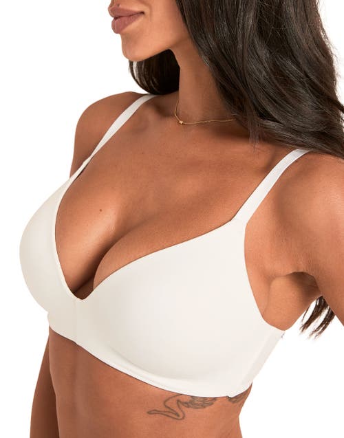 Adore Me Valory Contour Plunge Bra In White
