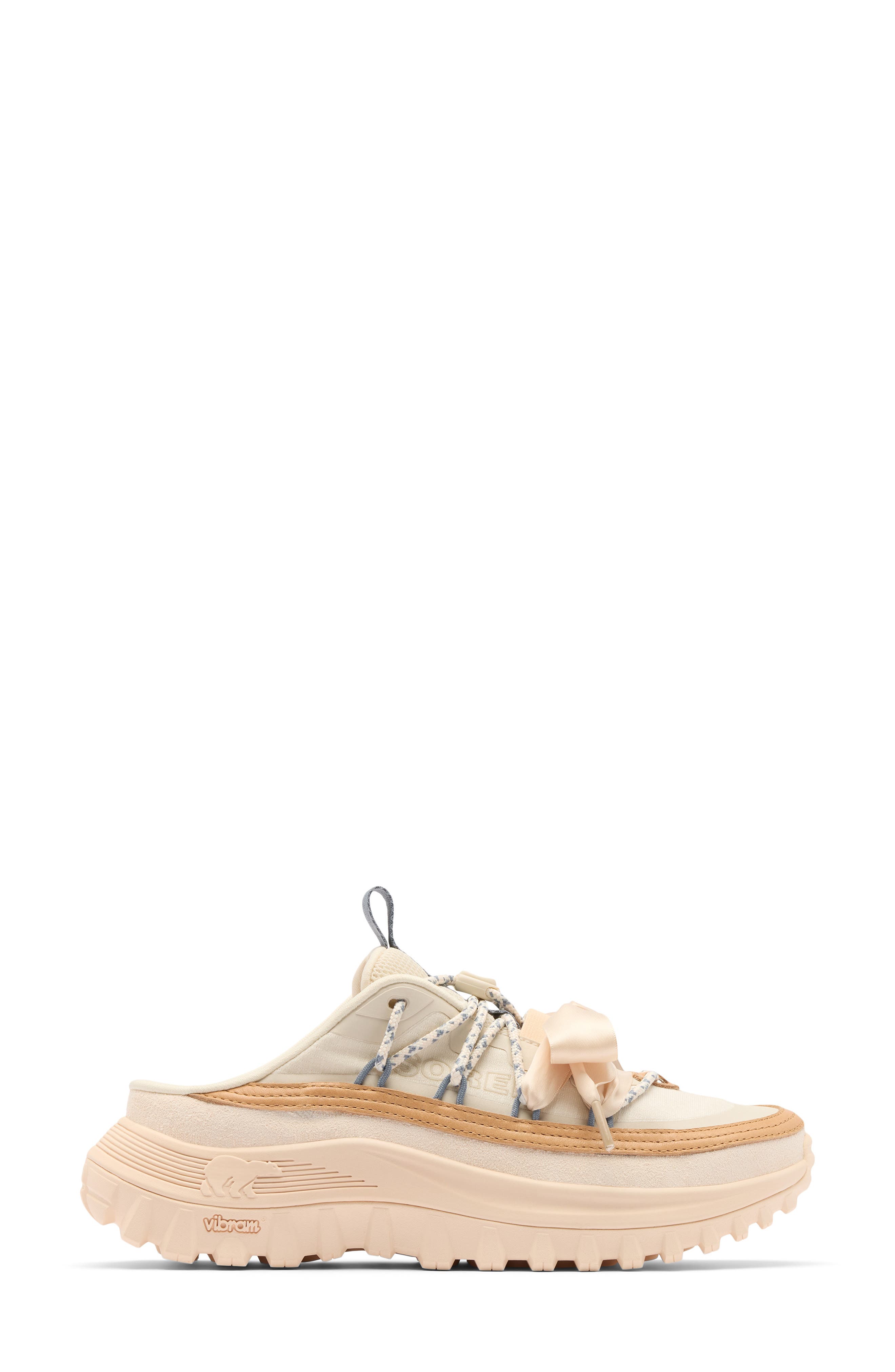 SOREL Callsign Lug Sole Mule, Alternate, color, White Peach/ Chalk