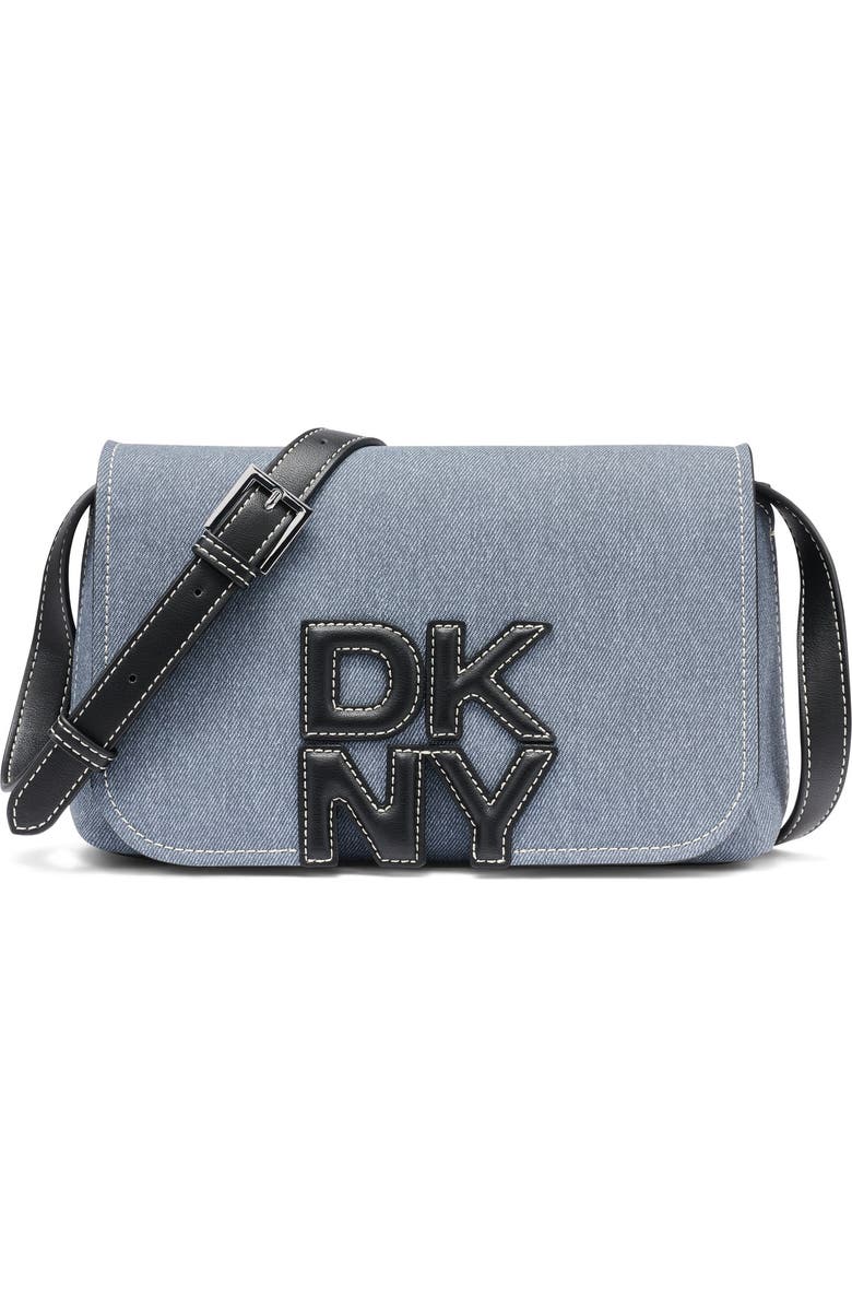 DKNY Nicole Crossbody, Main, color, Denim